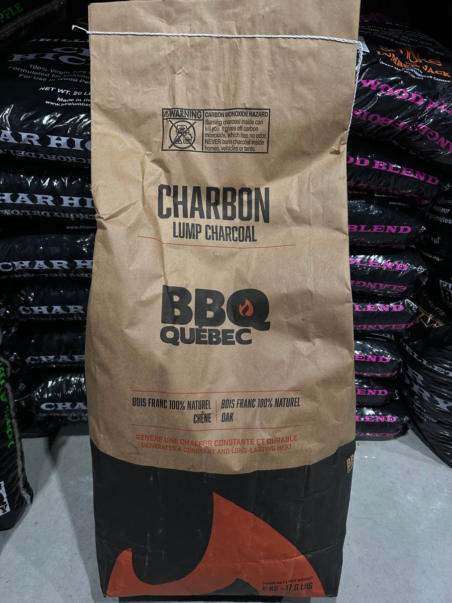 BBQ Québec - Charbon de Chêne - 8KG – Boucane BBQ