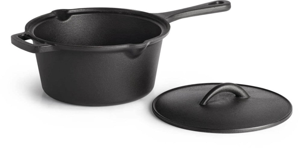 Le Creuset, Casserole en Fonte Émaillée avec Poignée Thermorésistante et Couvercle, Ronde, 16
