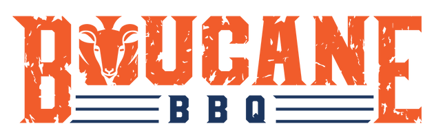 Boucane Bbq orange and blue logo